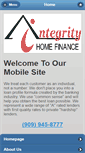 Mobile Screenshot of integrityhomefinance.com
